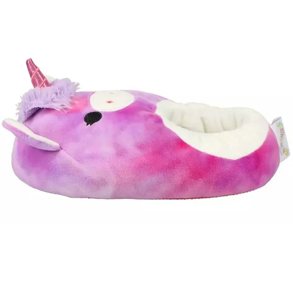 Squishmallows Lola the Unicorn Slippers Kids sizes 4/5